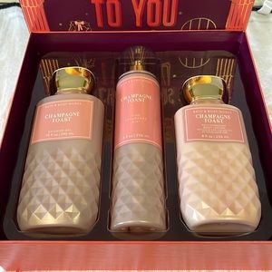 Bath and body works Champagne Toast gift set